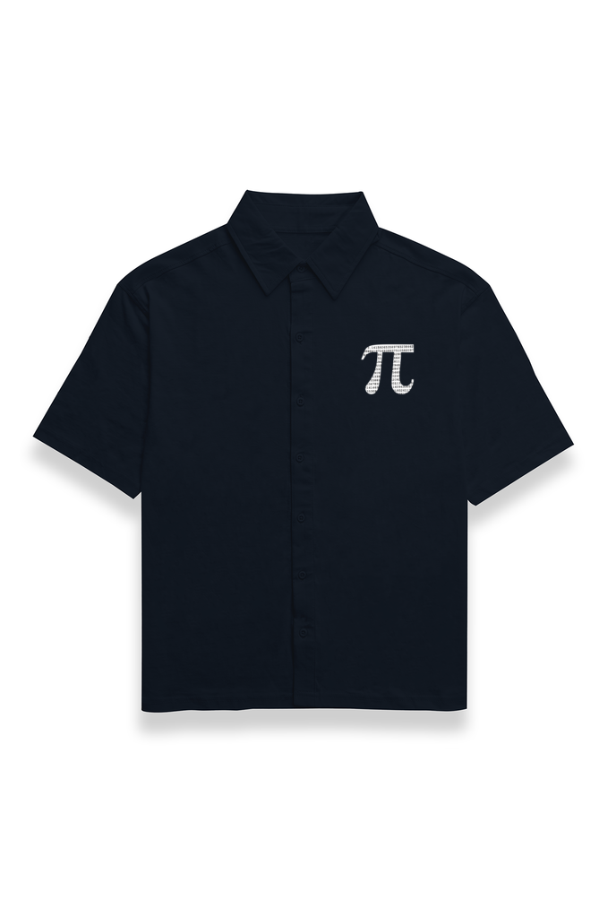 Pi Oversized Half Sleeve Shirt