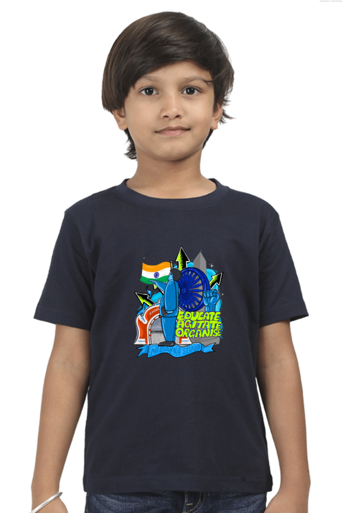 Babasaheb 7-11 yrs Kids Tshirt