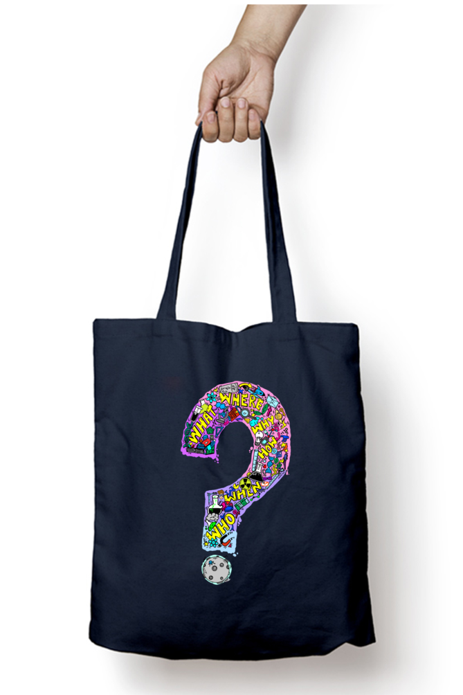 Question Everything Zipper Tote Bag