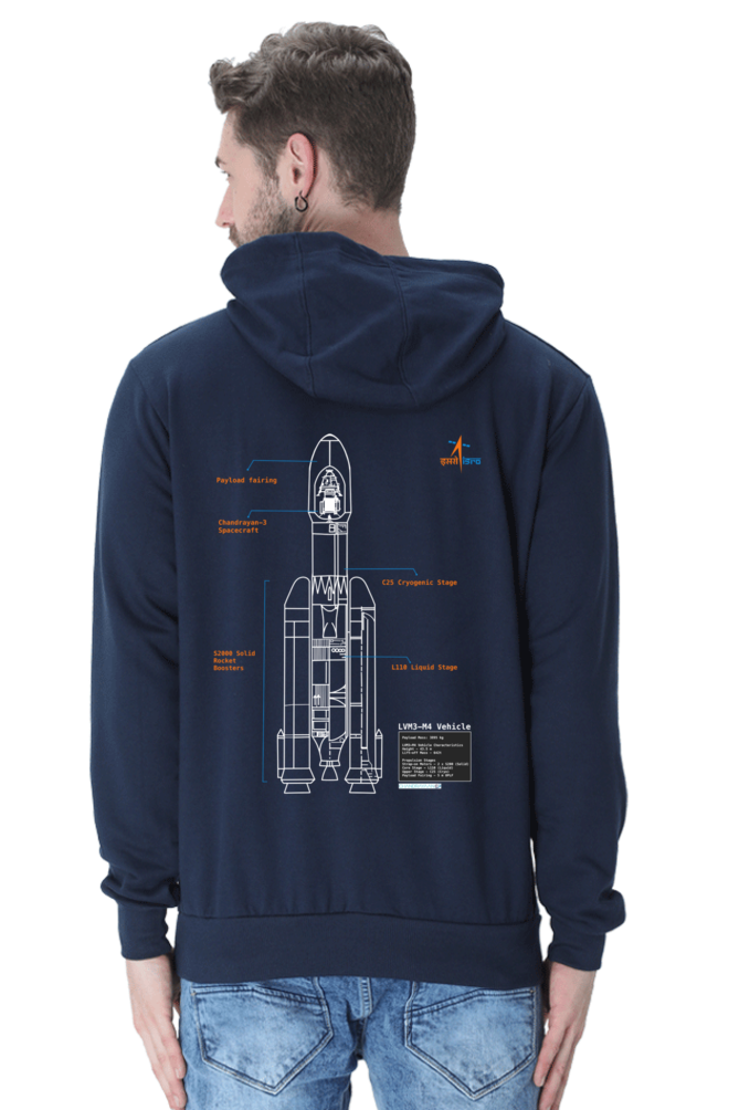 ISRO Chandrayan 3 Hoodie by Nibbana Studio