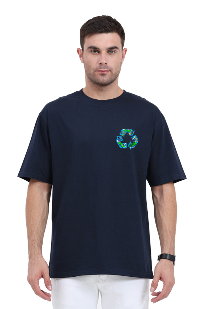 3R Recycle Unisex Oversized Tshirt