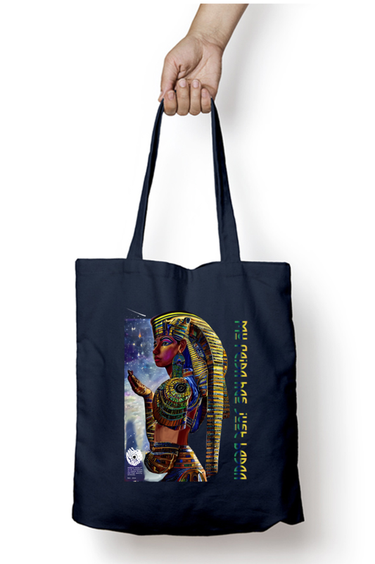 Egyptian Queen Zipper Tote Bag