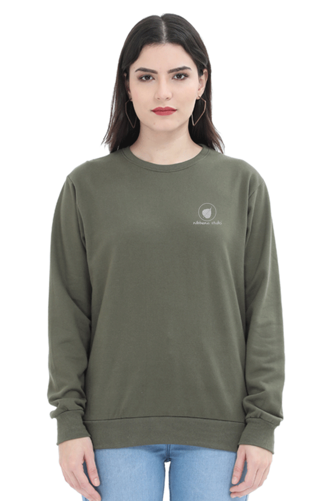 Plain Unisex Sweatshirt by Nibbana Studio