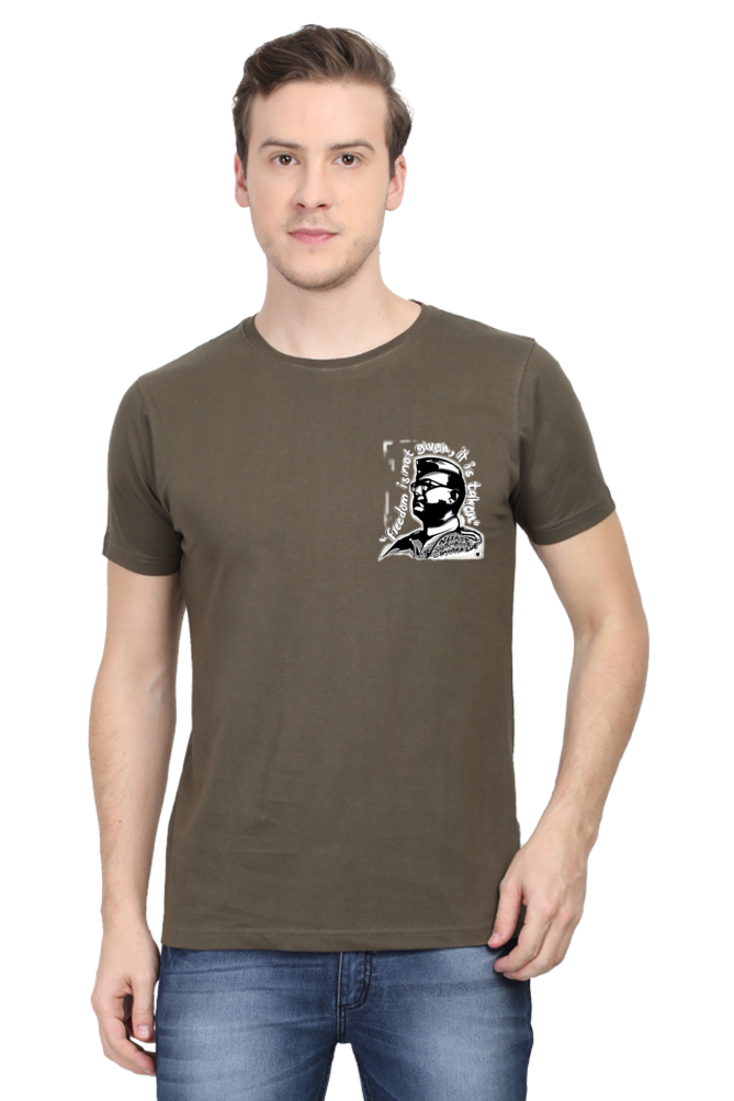 Netaji S C Bose unisex tshirt by Nibbana Studio