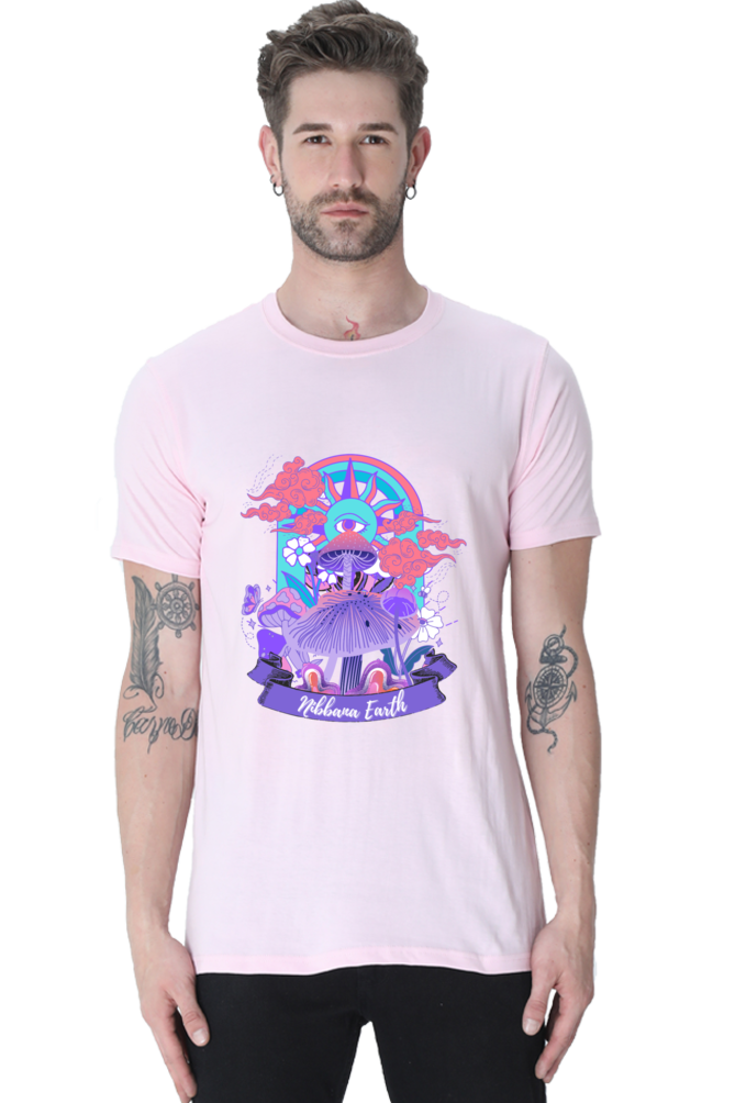 Mushroom Paradise Unisex Tshirt Nibbana Earth