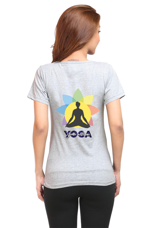 Yoga Back Printed T-shirt