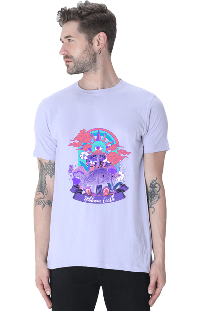 Mushroom Paradise Unisex Tshirt Nibbana Earth