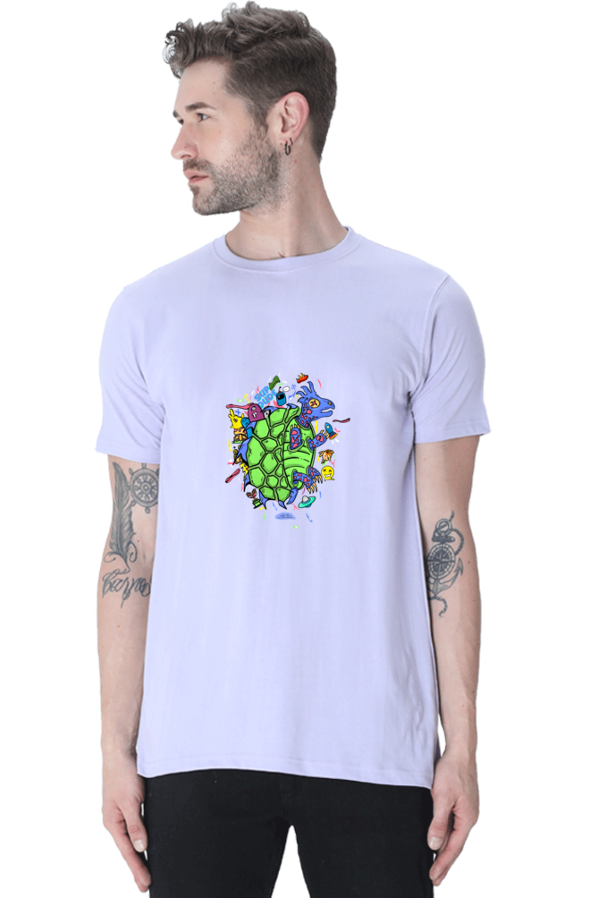 Alpha Turtle Tshirt By Nibbana Studio