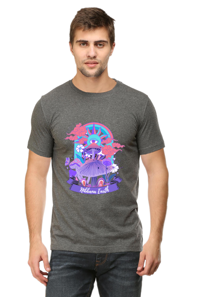 Mushroom Paradise Unisex Tshirt Nibbana Earth