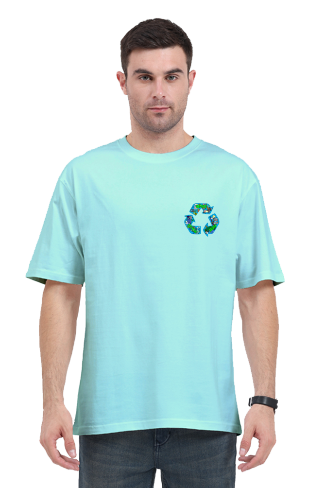 3R Recycle Unisex Oversized Tshirt