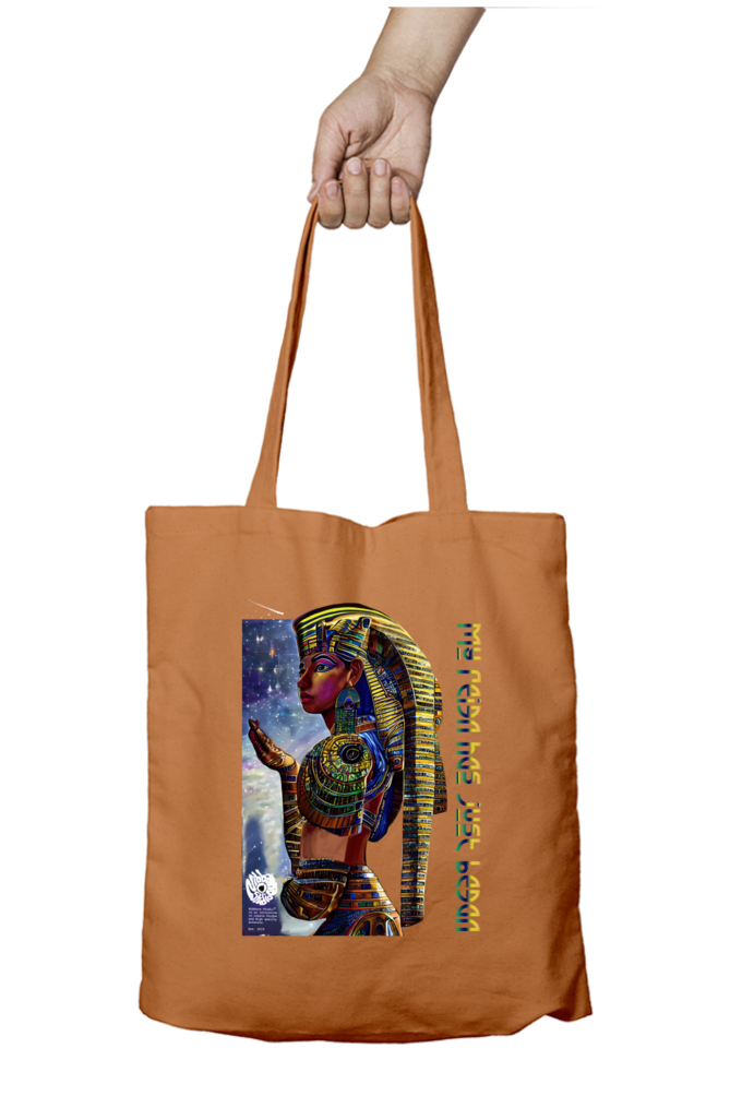 Egyptian Queen Zipper Tote Bag