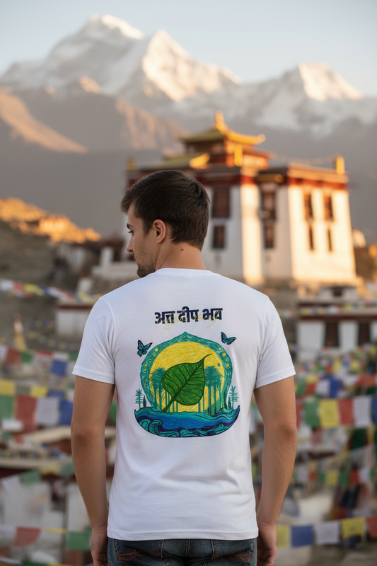 White back - Indian man, Tibet