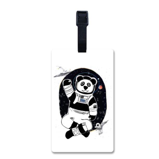 Space Bear Luggage tag
