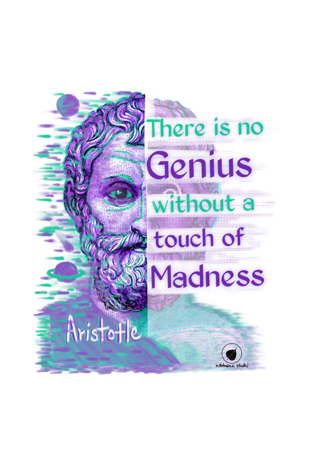 Genius Aristotle by Nibbana Studio