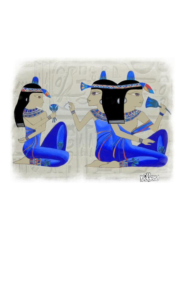 Egypt feast for Nebamun Tshirt for Women