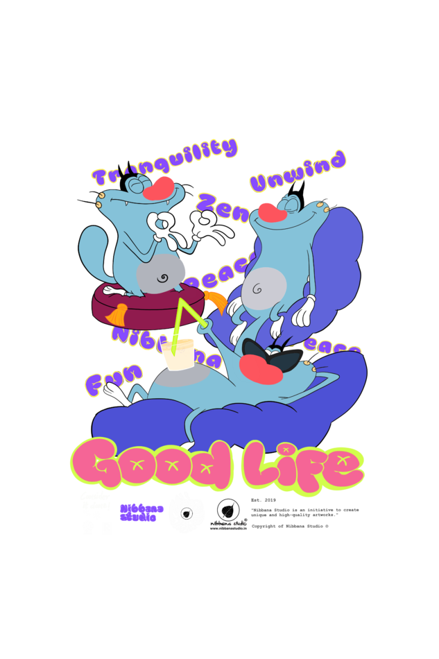 Oggys Good Life Classic Tshirt