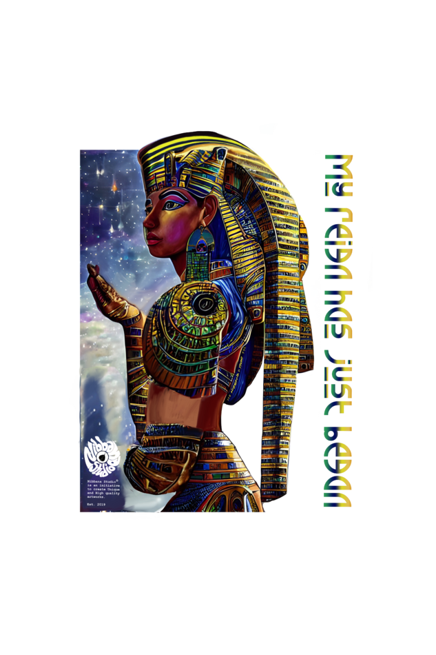 Egyptian Queen Zipper Tote Bag