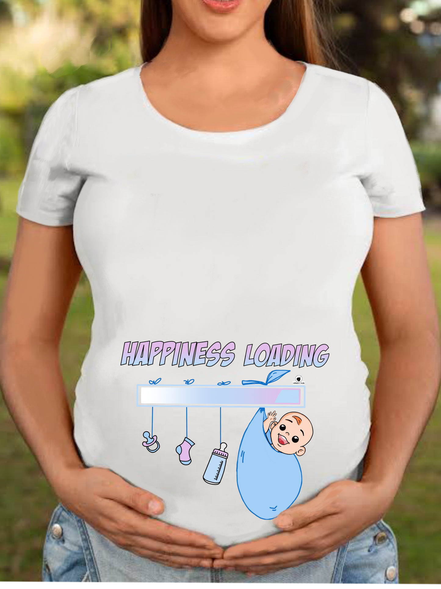 Pregnancy Maternity half sleeve T-shirt