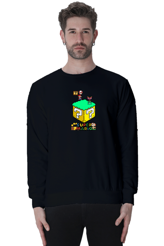 Super Mario game sweatshirt