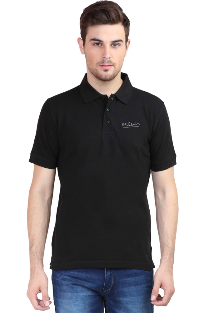 Ambedkar signature embroidery Polo Tshirt