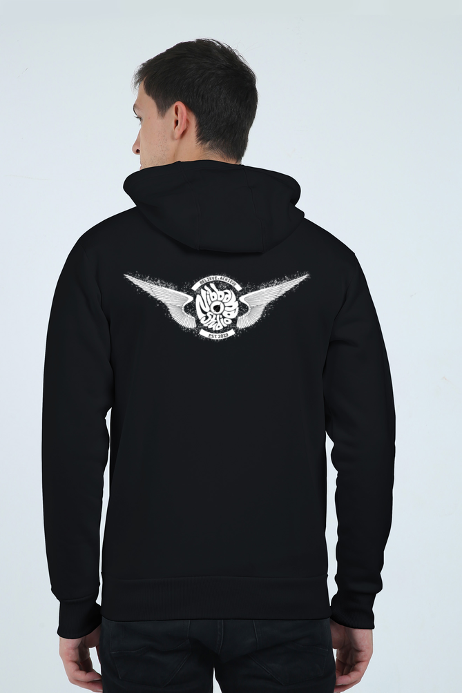 Nibbana Zipper Hoodie Black