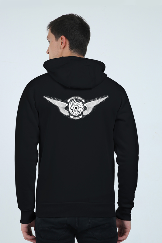Nibbana Zipper Hoodie Black