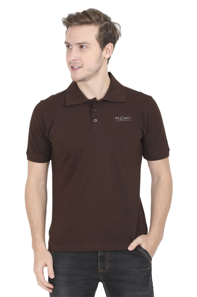 Ambedkar signature embroidery Polo Tshirt