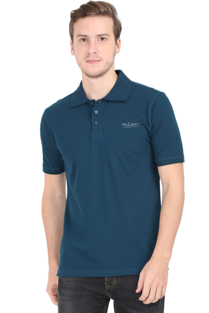 Ambedkar signature embroidery Polo Tshirt
