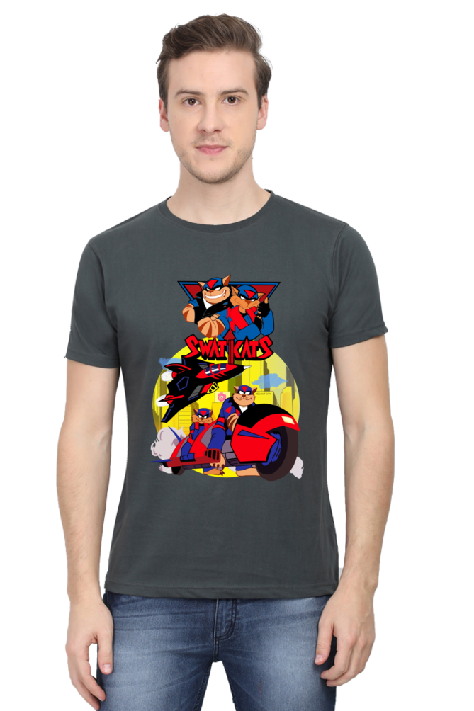 Swat Kats Series Round Neck tshirt