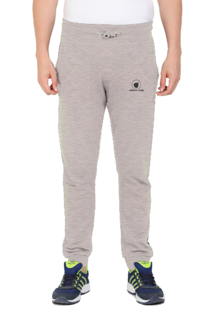 Gray Unisex Joggers by Nibbana Studio