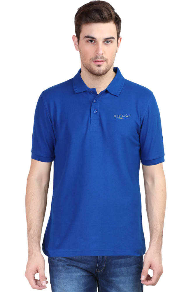 Ambedkar signature embroidery Polo Tshirt