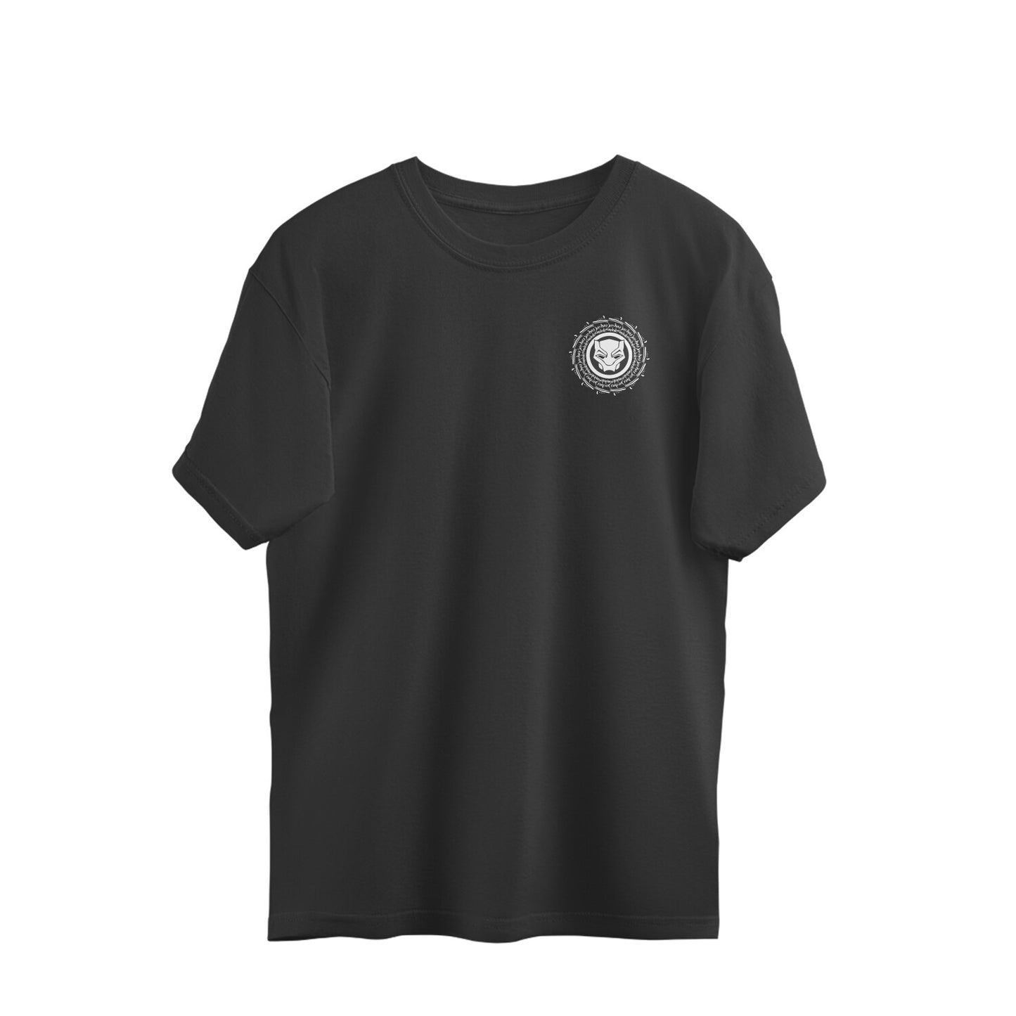 Wakanda forever Black Panther oversized front-back